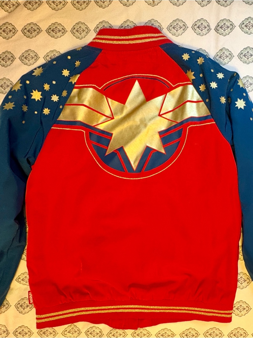 Disney Kids' Captain Marvel Varsity Jacket